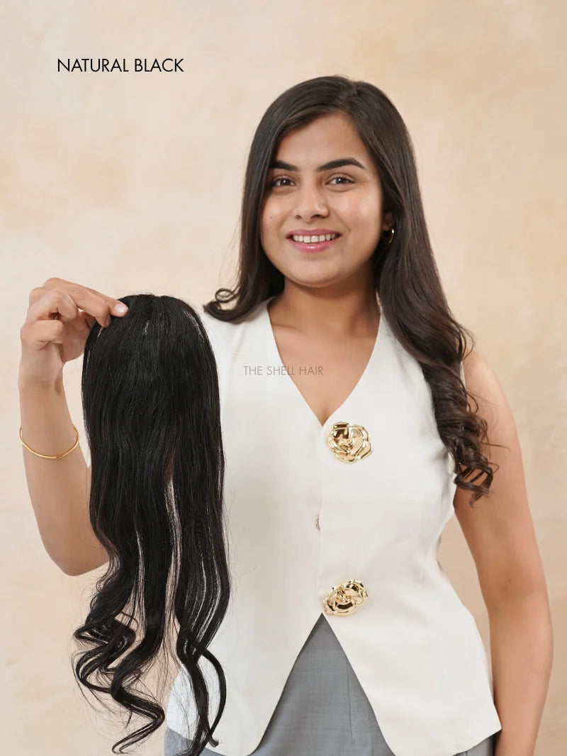 Buy lace hair toupee for women online, Buy 100% human hair extensions for women, Shop human hair topper for ladies online