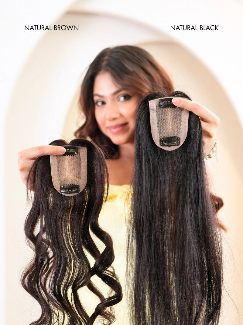 Real human hair extensions for women online at best prices
