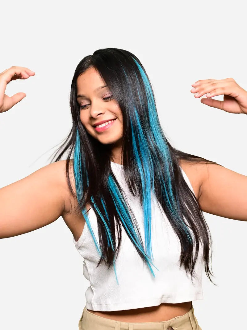 Buy blue hair streaks