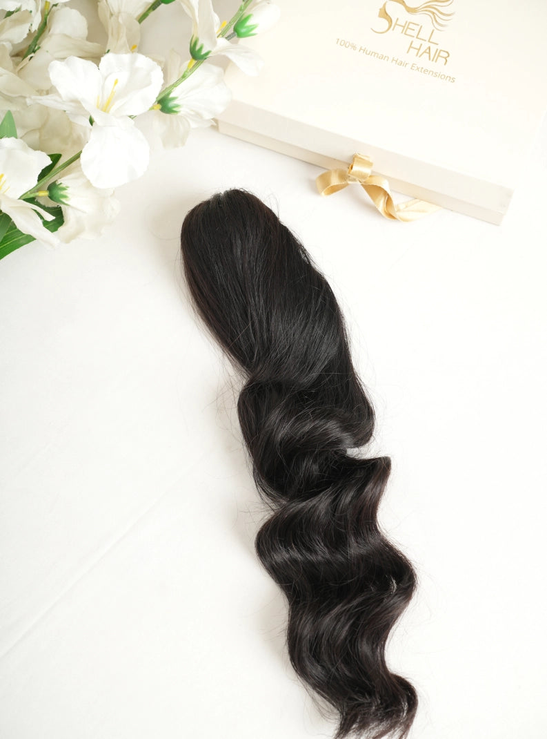 Premium quality real human hair ponytail extension online