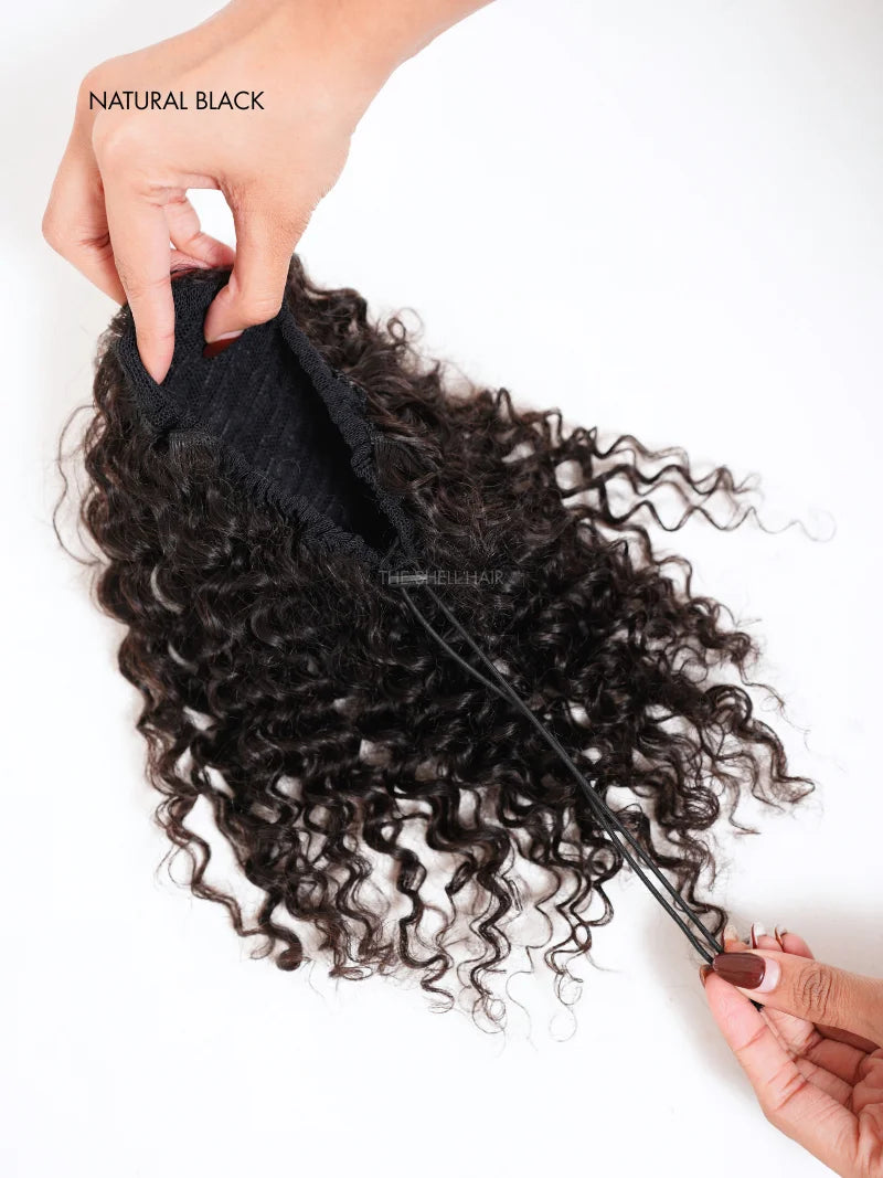 Buy curly hair for girls and women online, Shop curly clip in bun for women near me, Messy curly hair bun online