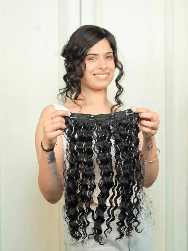 Shop curly volumizer clip in extensions for ladies