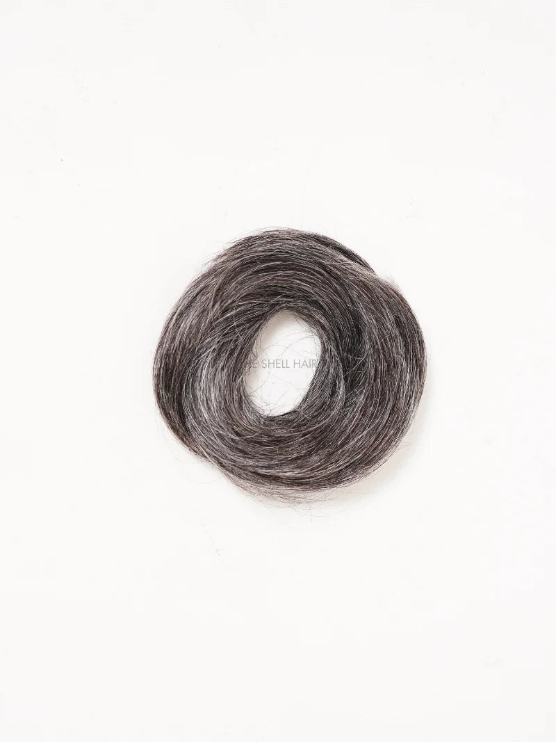 Buy hair bun scrunchie for grey hair near me, Buy grey clip on hair bun online, Buy messy bun scrunchie online in India for grey hair
