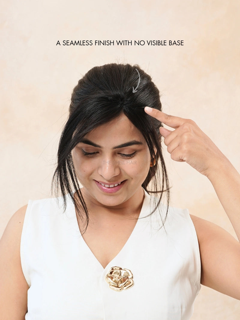 Buy hairline patch for ladies near me, Shop hair extension for broad forehead online, Buy seamless forehead patch for women online