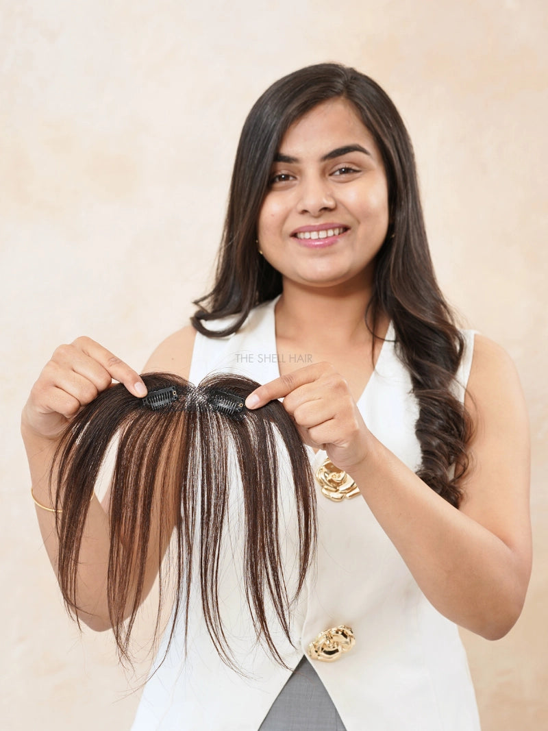 Buy 1 hair stop invisible hair path for women, Buy Nish hair extensions for forehead online, Buy 100% human hair extensions for girls and women online