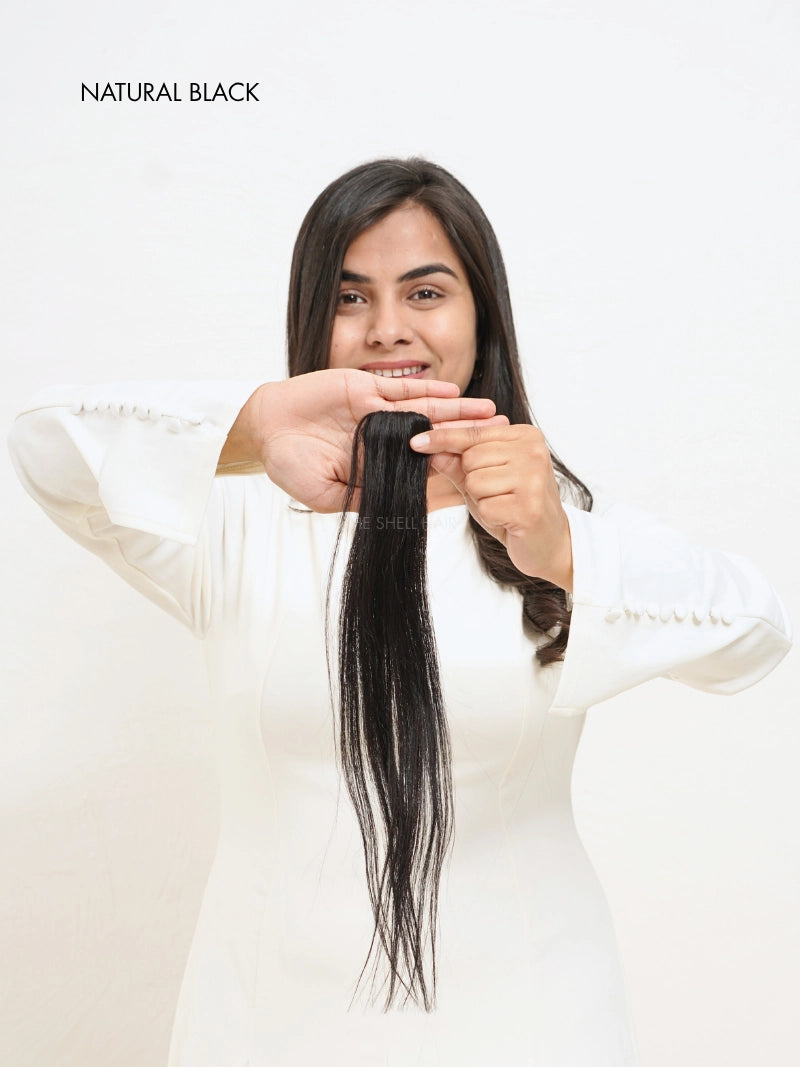 Buy cover up hair patches for women, Buy 100% human hair extensions for women online, Shop 100% human hair patches for women online, Buy Gemeria hair patches for women online