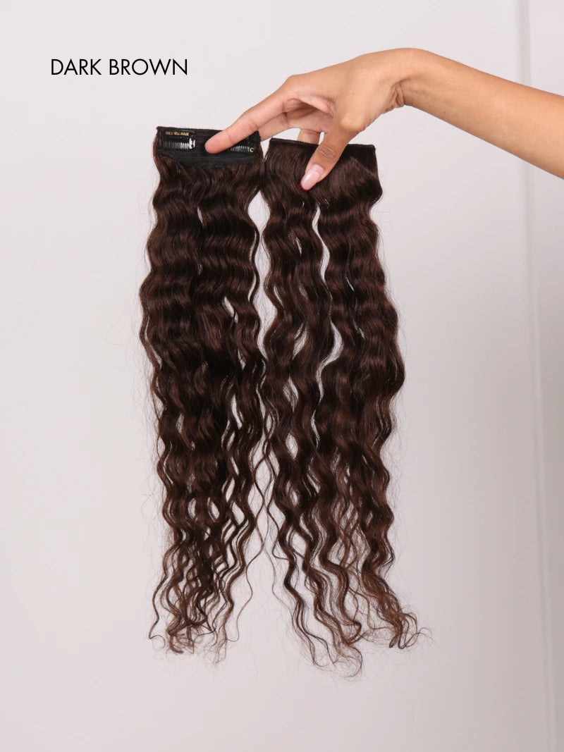 Shop side hair extensions for volume, curly hair side patches, two set curly hair volumizer