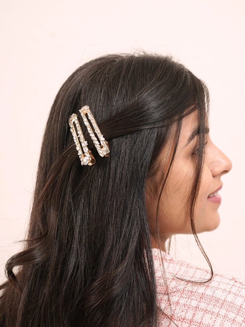 Buy stylish stone hair pin for women online, Buy stylish hair pins for girls, Shop hair accessories for women online