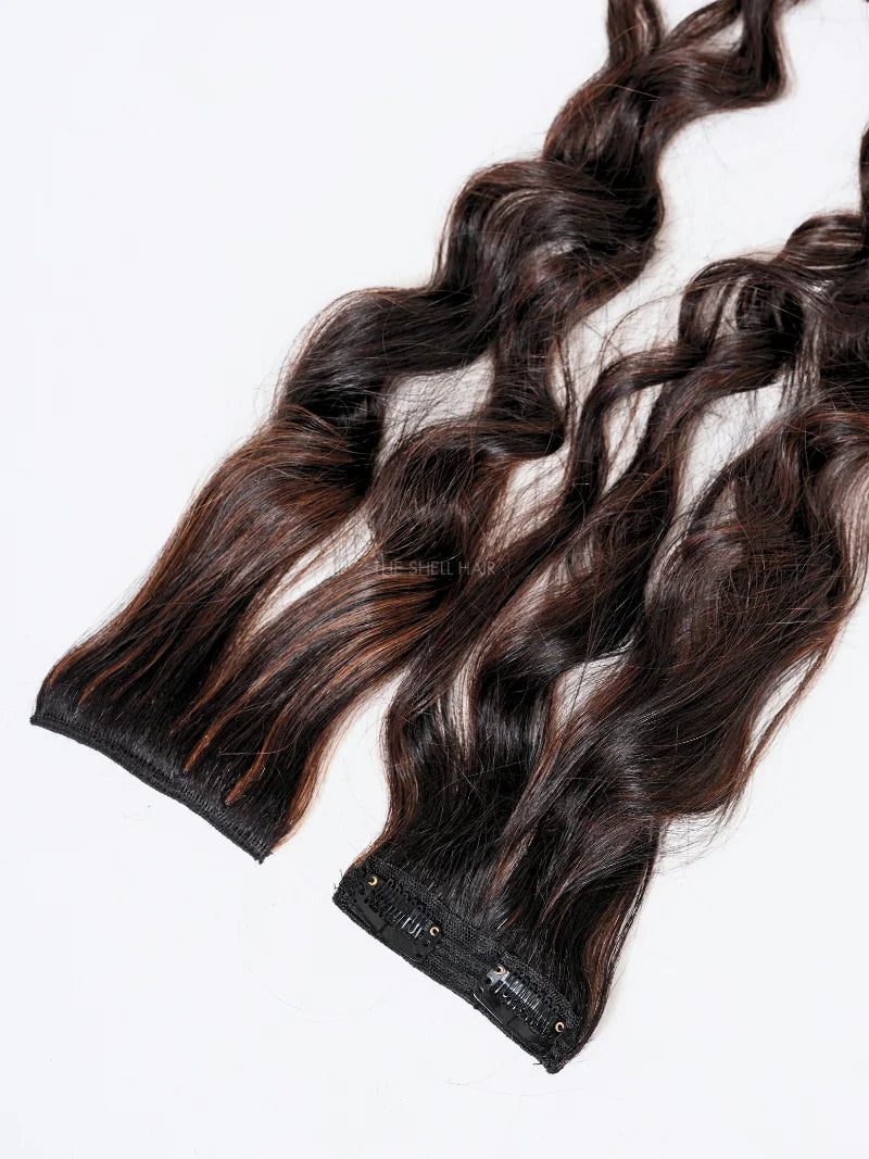 Shop clip in hair volumizer with highlights for women online, Buy hair extensions for side with highlights online, Shop side hair extensions with highlights for women