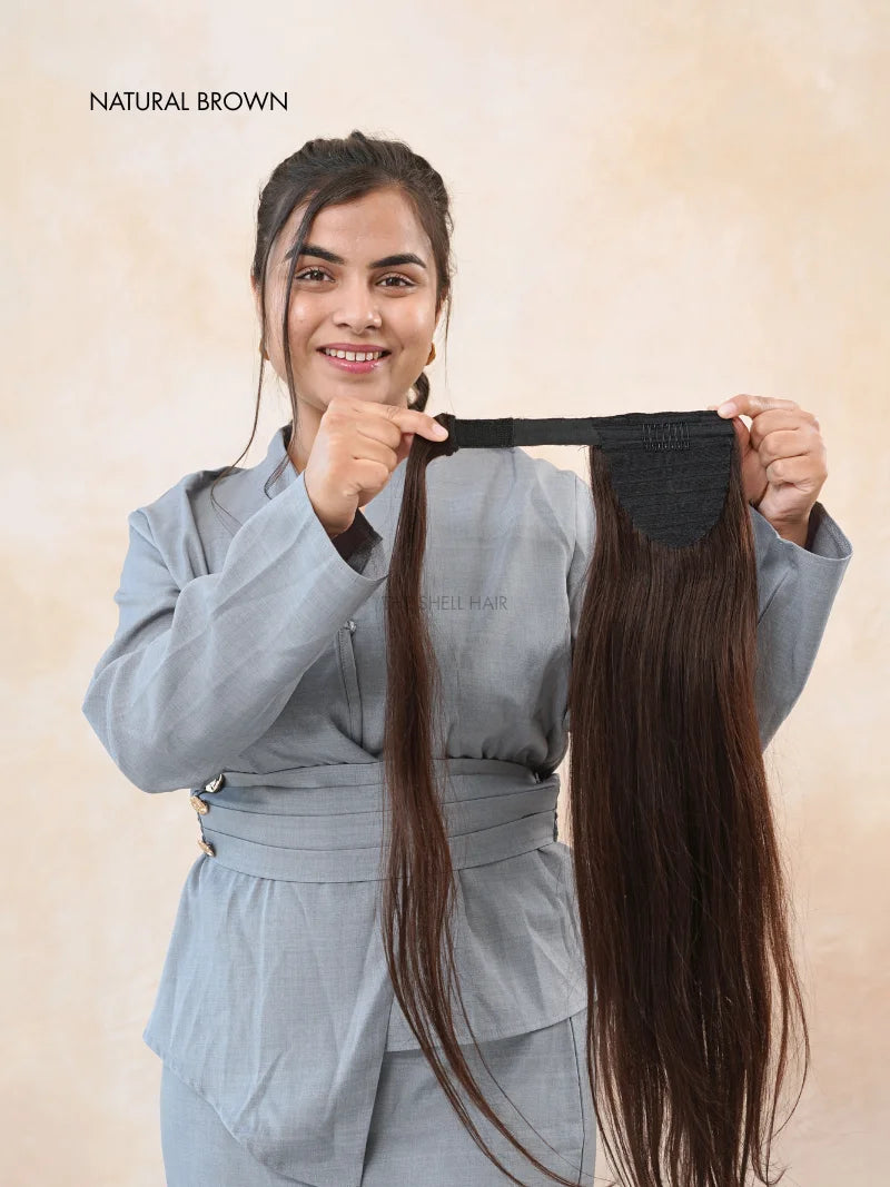 Shop 100% human hair extensions for women online, Buy best quality ponytail extensions for women near me, Buy ponytail extensions at best prices online