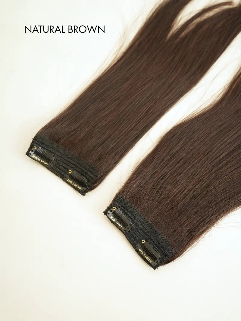 Last image of clip in straight hair volumizers for women 