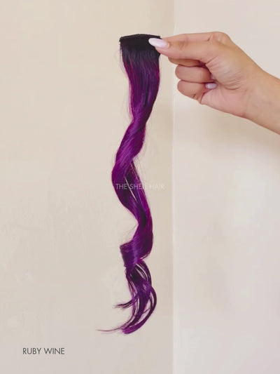 Buy purple color hair streaks for women online, Shop purple color hair highlights for girls and women near me