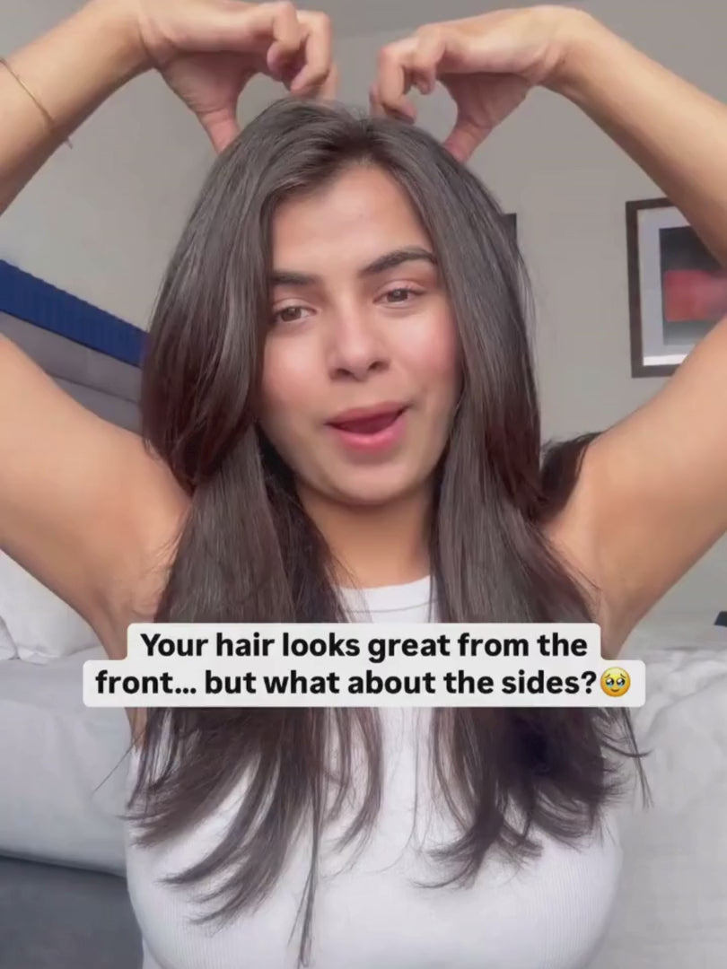 Shop two set clip in volumizer for women online, Buy side hair patches for volume online, Buy clip in volumizer for volume on sides near me