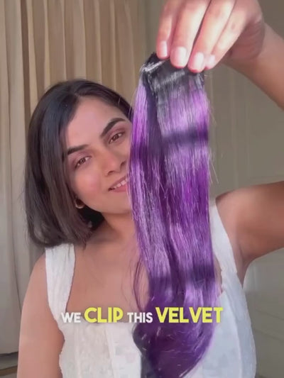 Shop violet hair color streak online