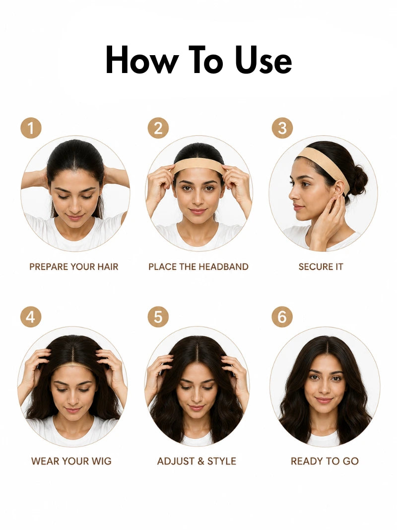 best wig grip band, wig grip without clips, wig grip without glue, wig bands for girls, wig grip headband online