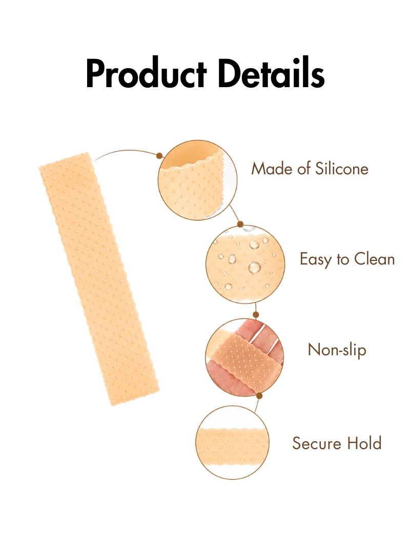 Silicone anti-slip wig band — secure fit for all wig types