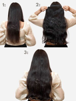 Shop the best hair extentions in India • The Shell Hair