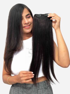 seamless wide patch, wide patch, seamless extensions, Clip-in extensions, hair-extension, human-hair, best Hair Extensions in india