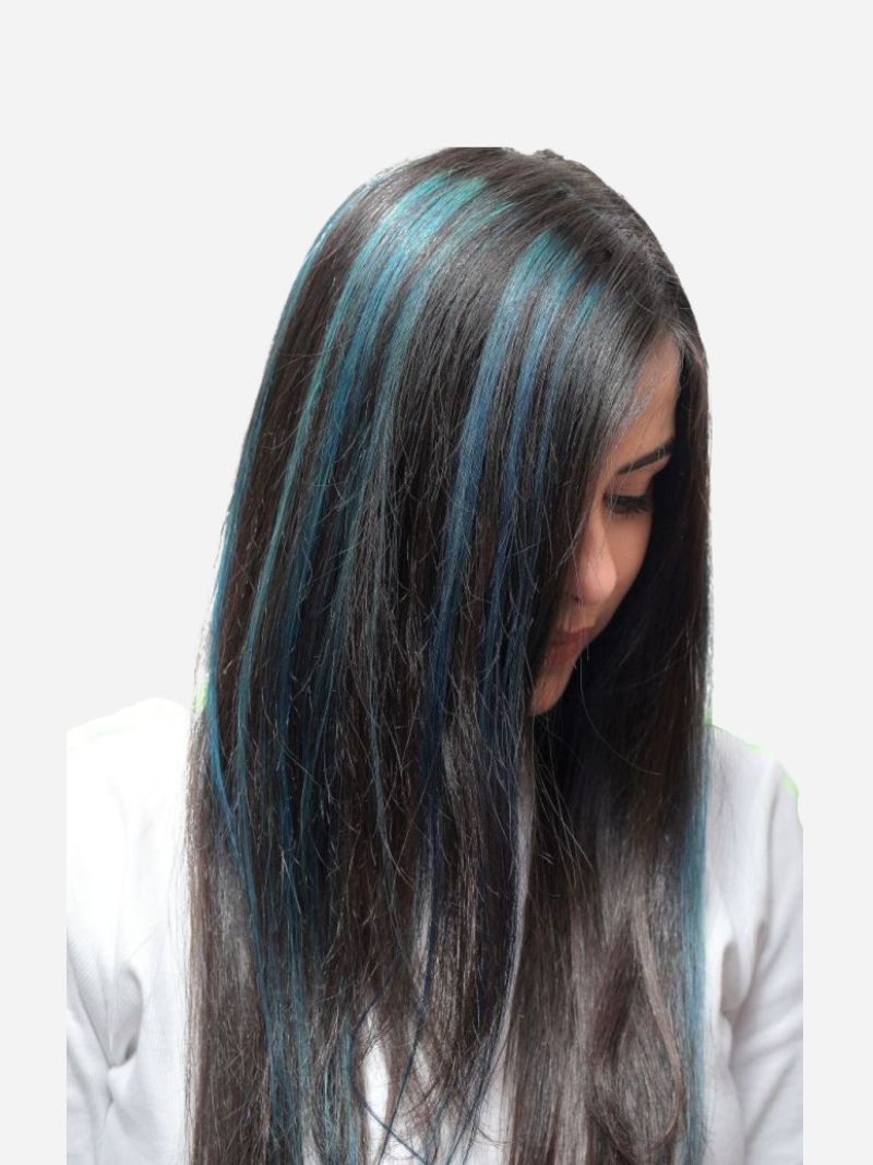 Persian Blue Streaks • The Shell Hair