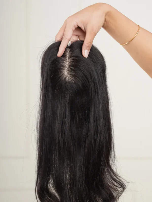 3x5 Silk Human Hair Topper