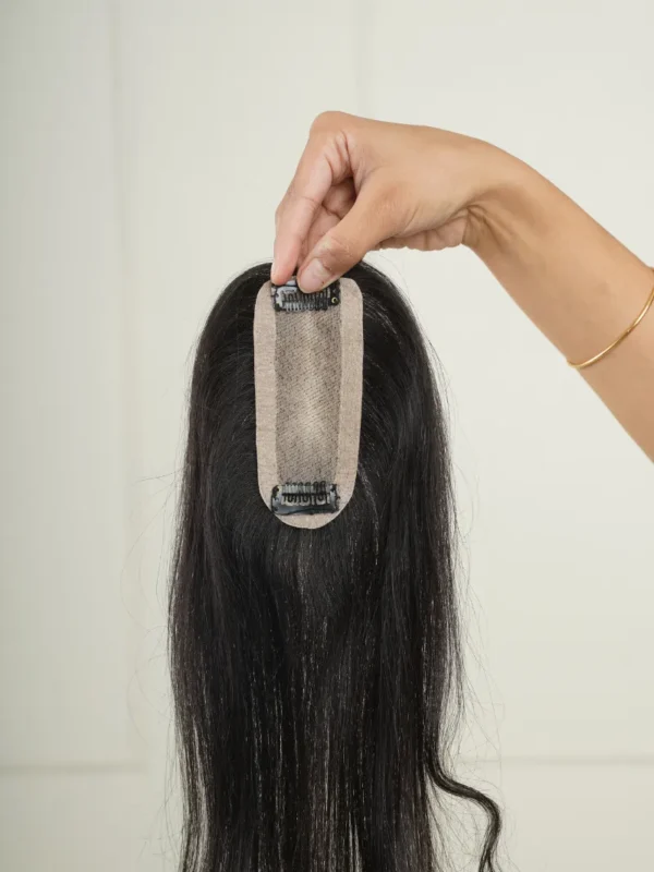 2x5 Silk Hair Human Hair Topper