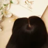 Luxury Full Head Human Hair Silk Base Wig 18 Inch for Women